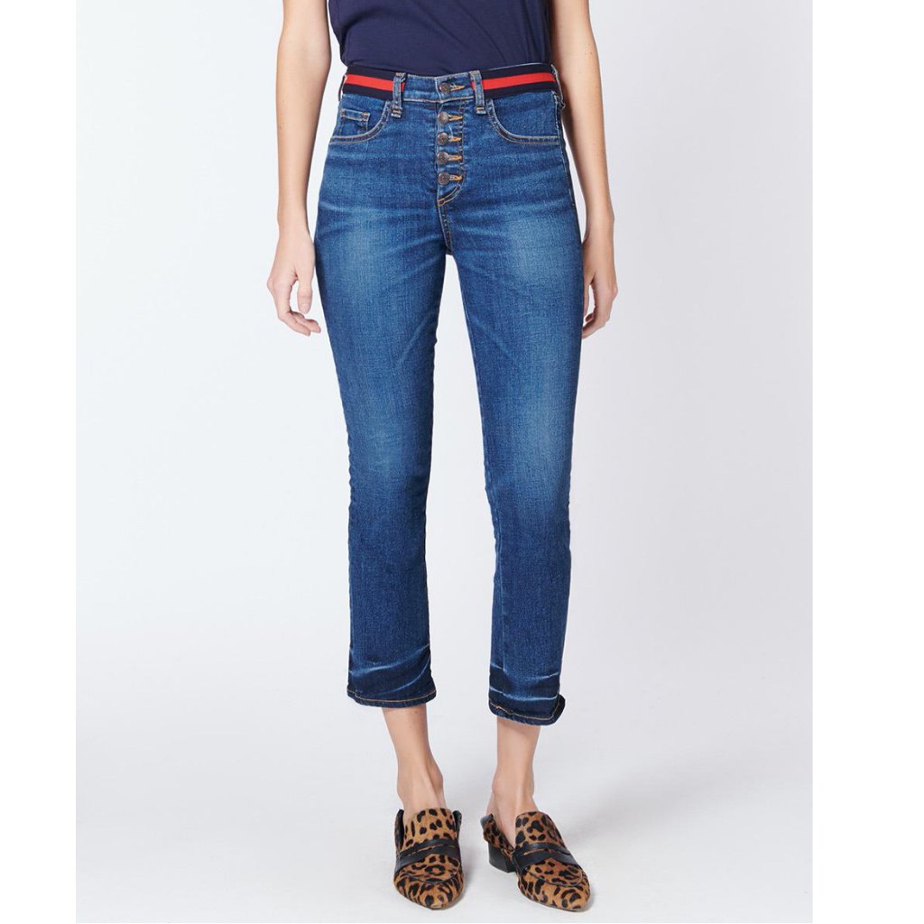 Veronica Beard Carolyn 10" Baby Boot Cut Jeans